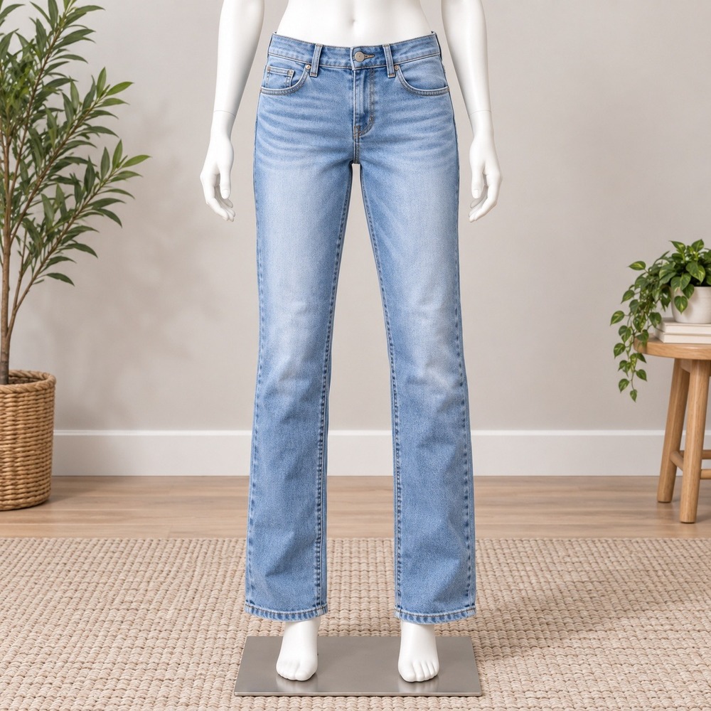 MAO Skinny Jeans Mens 32x31 Light Wash Denim Five Pocket Casual